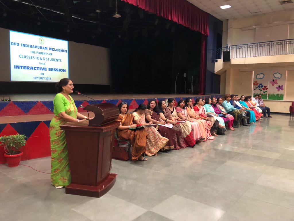 Interactive session for parents of classes IX & X