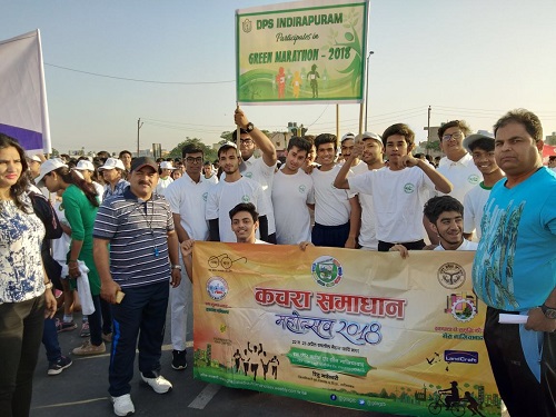 Delhi Public School Indirapuram joins the Green Rally to Support Waste Management