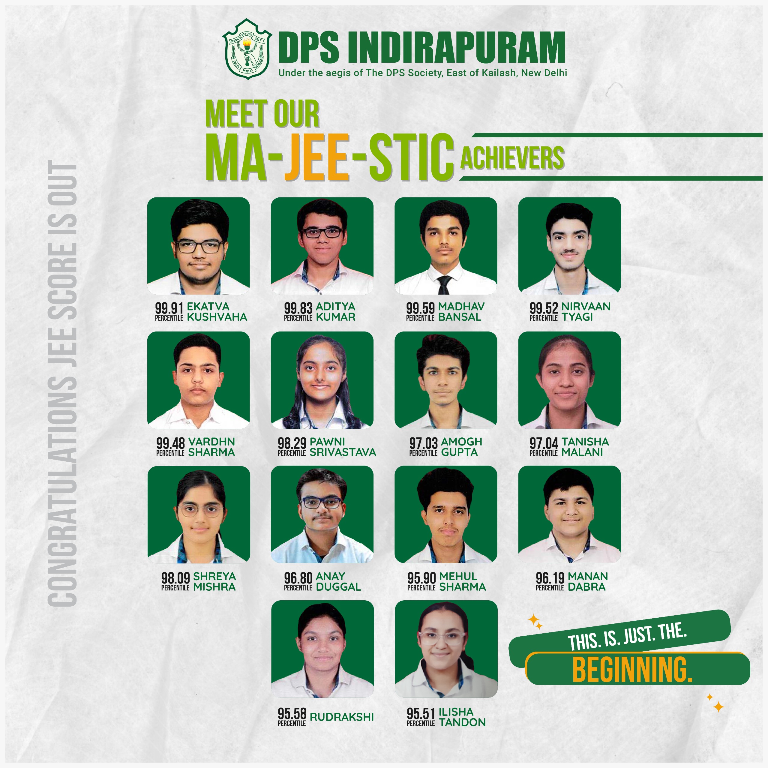 MEET OUR MA-JEE-STIC ACHIEVERS